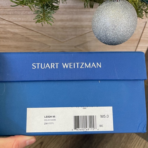 Stuart Weitzman Leigh 95 Dolce Suede Pumps Size 5.0 - Picture 11 of 12